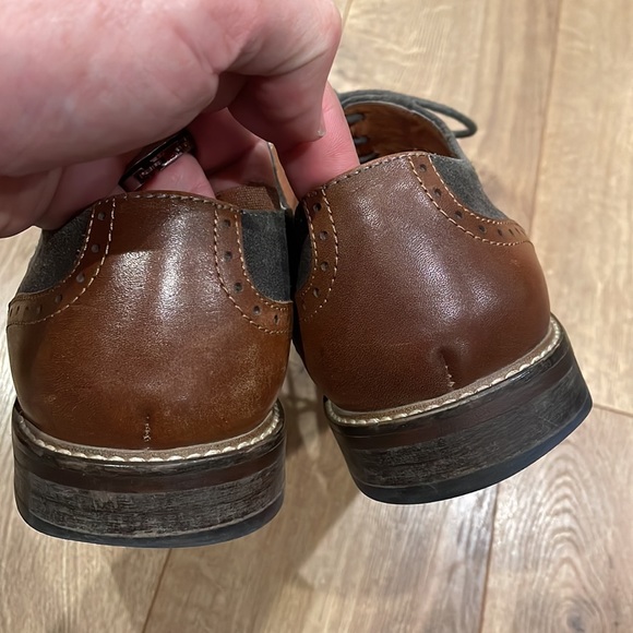 Wingtip Foundry men brown shoes size 8.5 - 41 vintage style. - Picture 7 of 10